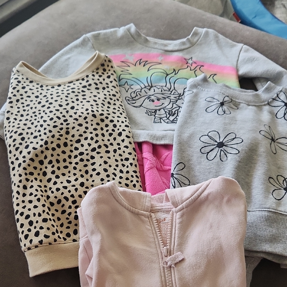 Cat & Jack Kids' Colorful and Patterned Sweatshirts